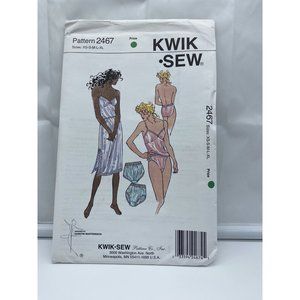 Kwik Sew Sewing Pattern 2467 Misses Panties Camisole Slip Size XS-S-M-L-XL Uncut
